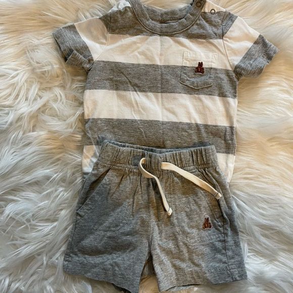 GAP Baby Brannan’s Favorites Mix & Match Onsie & Shorts Set | SZ 6-12M - Picture 6 of 12
